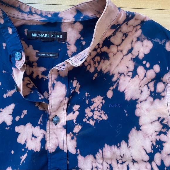 One of a kind- Bleach Tie Dye Blouse - Picture 2 of 3